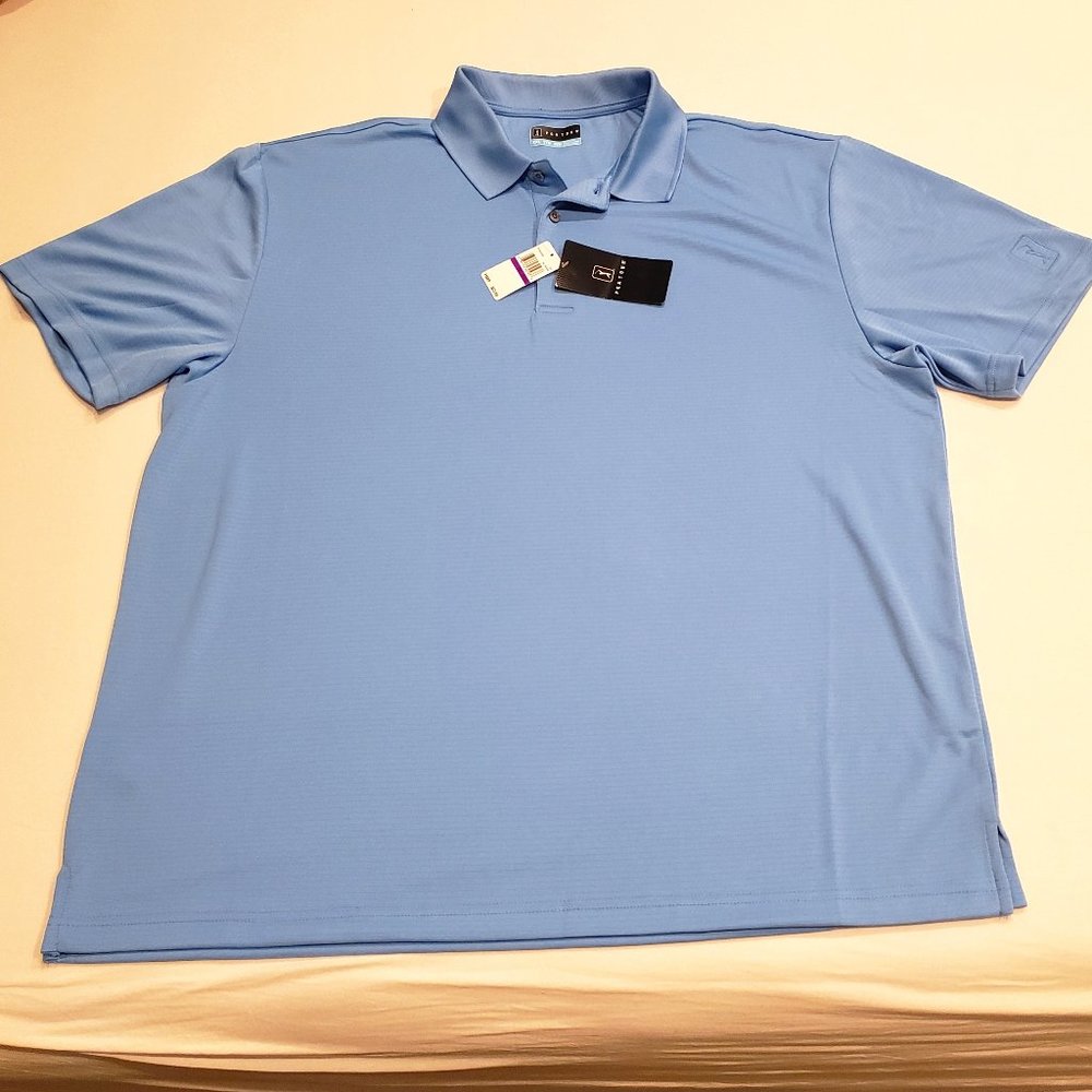 PGA TOUR Golf Polo Blue Mens Size Large Short Sleeve- Various Sizes